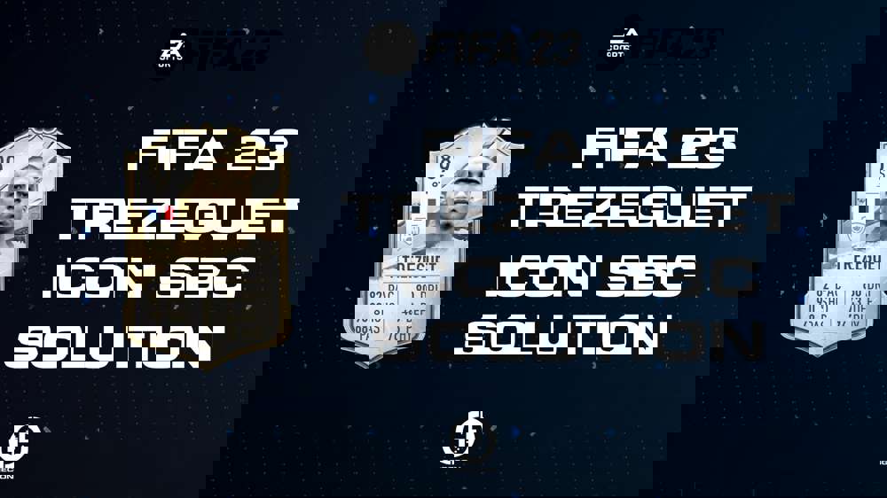 FIFA 23 Trezeguet Icon SBC Solution