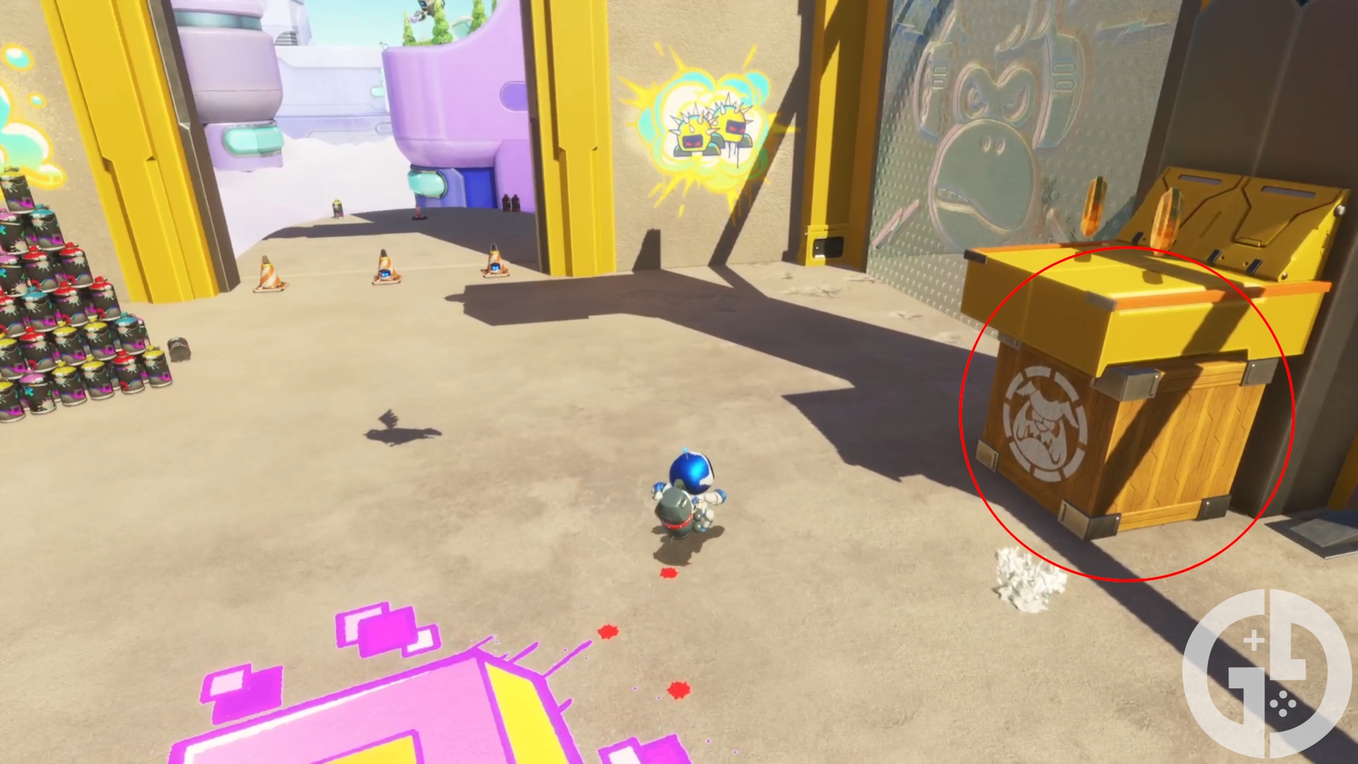 Astro Bot Basketball Box