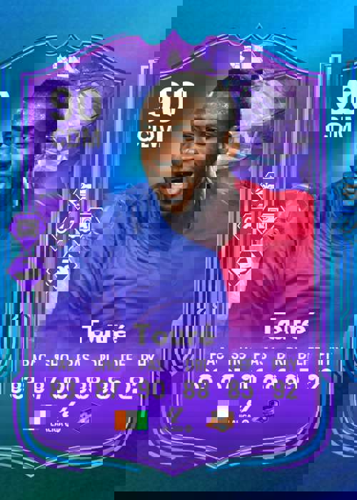 All EA FC 24 Fantasy Team 2 players, including Toure, Diaz & Rice