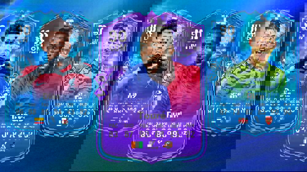 All EA FC 24 Fantasy Team 2 players, including Toure, Diaz & Rice