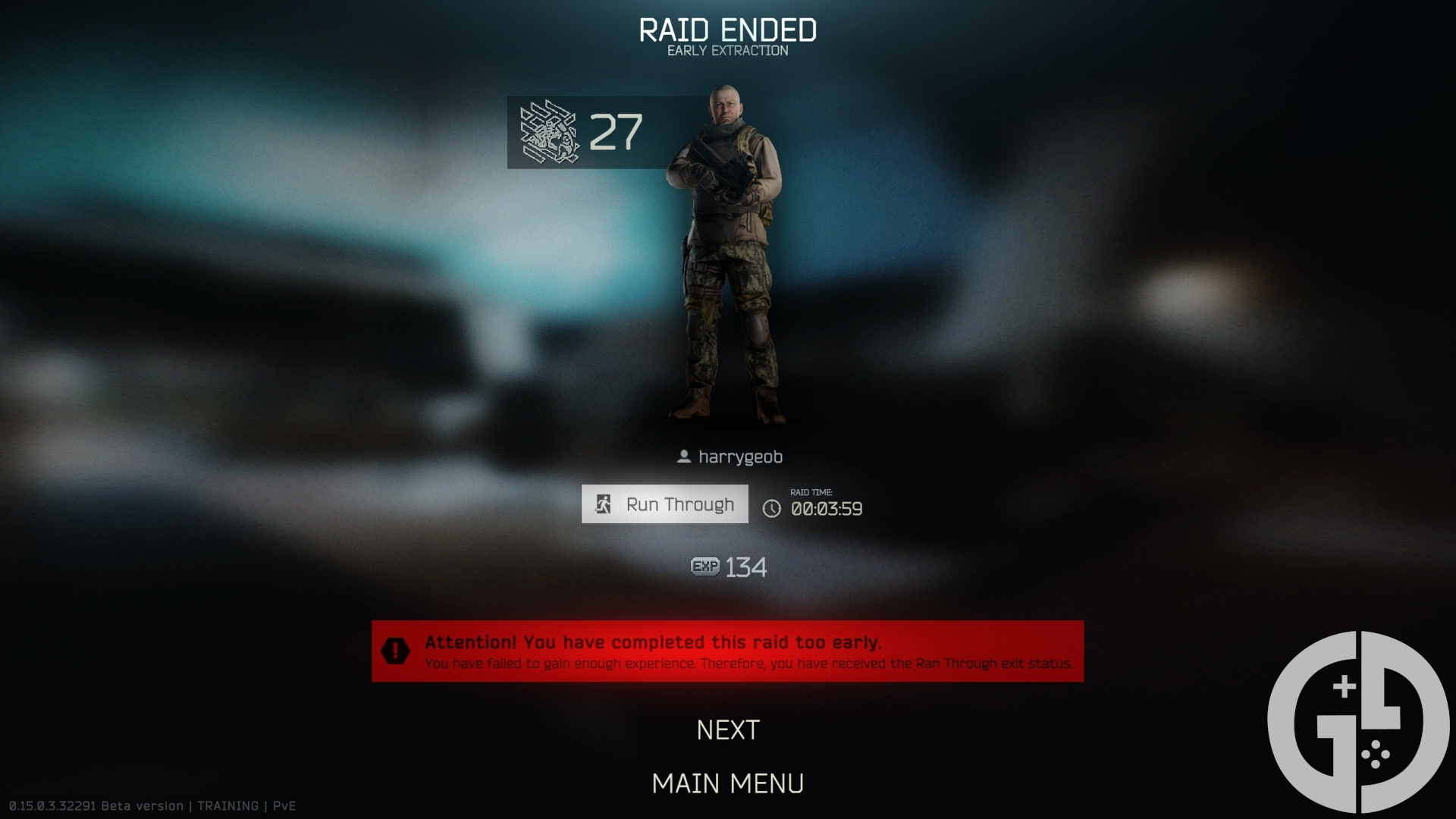 Escape From Tarkov Run Through