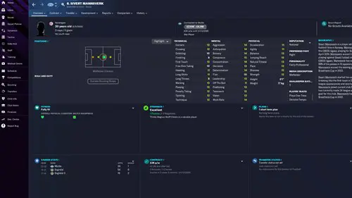 FM23 Sivert Mannsverk Stats