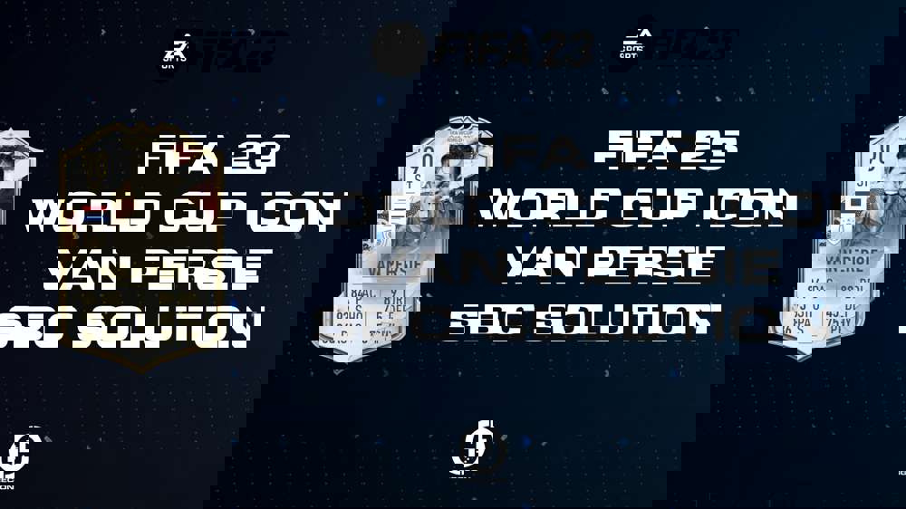 FIFA 23 Van Persie World Cup Icon SBC Solution