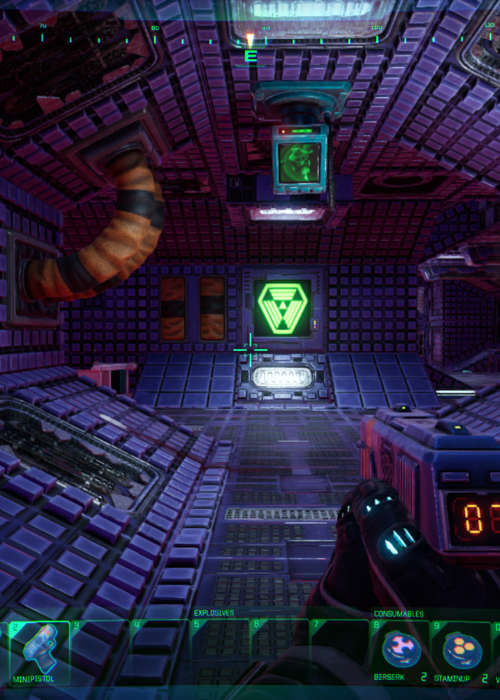 How to get a pistol early in System Shock