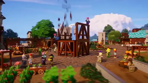 Some of the different NPCs you can encounter in LEGO Fortnite