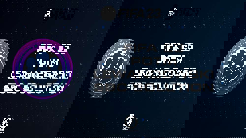 FIFA 23 POTM Lewandowski SBC Solution