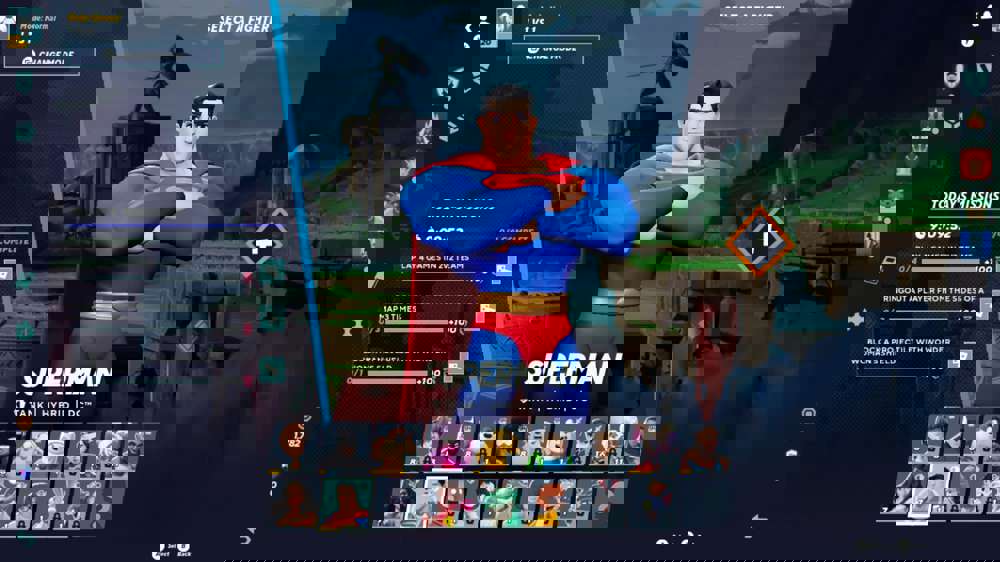 MultiVersus Superman combos, perks & specials