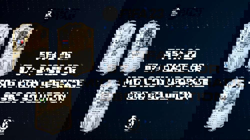 FIFA 23 87+ Base Or Mid Icon Upgrade SBC Solution